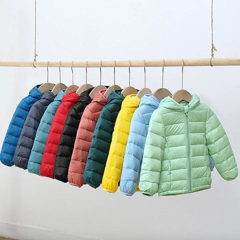 Luca Leichter Daunenjacke für Kinder - Warm und Lässig für den Herbst und Winter