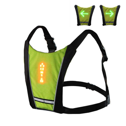 CycleBright Weste - Sicher und Sichtbar Fahrradfahren mit Blinkern