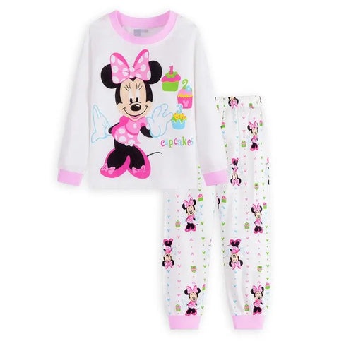 Lotte Prinzessinnen Pyjama Set für Kinder - Minnie Mouse Zweifarbige Pyjama Set