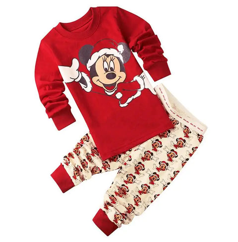 Lotte Prinzessinnen Pyjama Set für Kinder - Minnie Mouse Zweifarbige Pyjama Set