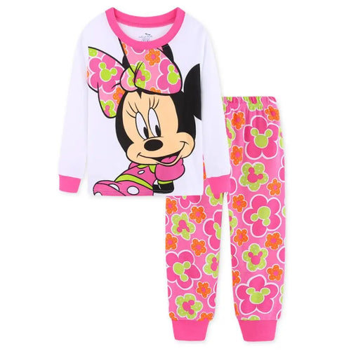 Lotte Prinzessinnen Pyjama Set für Kinder - Minnie Mouse Zweifarbige Pyjama Set