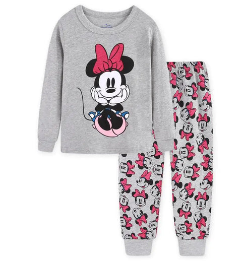 Lotte Prinzessinnen Pyjama Set für Kinder - Minnie Mouse Zweifarbige Pyjama Set