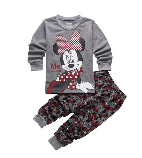 Lotte Prinzessinnen Pyjama Set für Kinder - Minnie Mouse Zweifarbige Pyjama Set