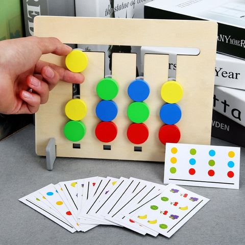 Farbenlogik Spielbrett - Intelligente Herausforderung für Kinder