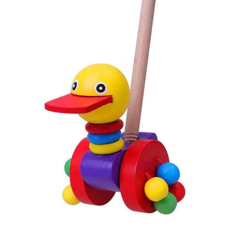 Dino Pusher Spielwagen für Babys - Pädagogisches Holzspielzeug für die Kleinen