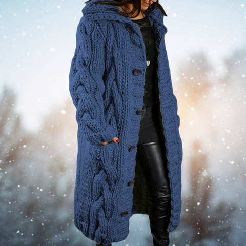 Linna Gestrickte Damenjacke – Wärme und Stil für den Winter
