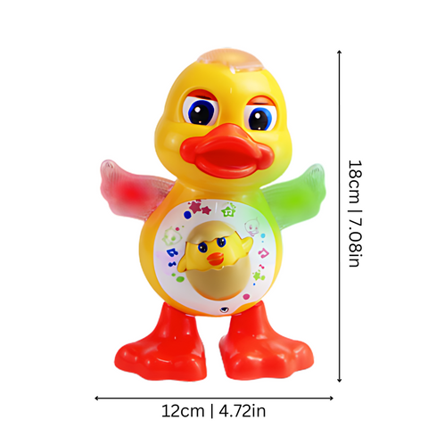 Tanzender Disco-Ente – Musik und Farbenfreude für Kinder