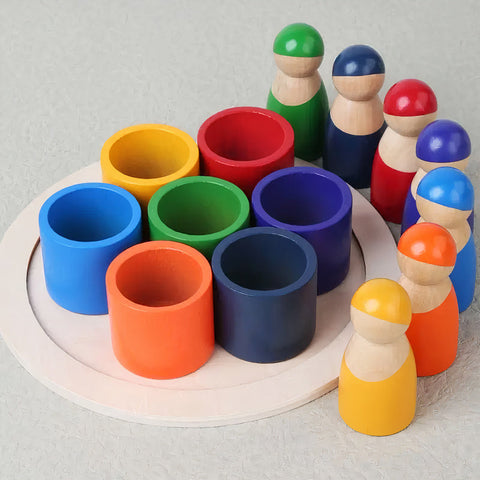 Bildungs-Spielzeug mit Farben - Zum Lernen und Spielen