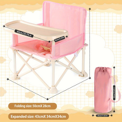 Tragbarer Klappbarer Babyhochstuhl – Leichtgewichtig & Kompaktes Design