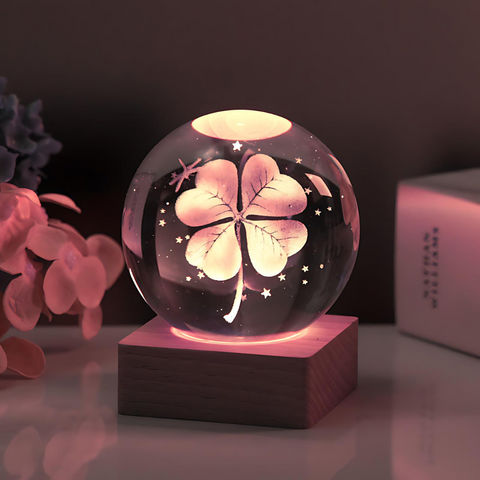 GalaxyGlow - 3D Kristallen Universum Dekorlampe