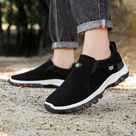 OrthoFlex Wildleder Orthopädische Schuhe – Langlebiger Komfort für Männer