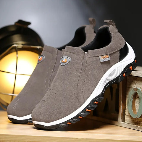 OrthoFlex Wildleder Orthopädische Schuhe – Langlebiger Komfort für Männer