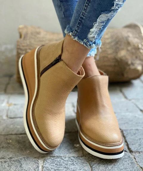 Urban Chic Plateau-Stiefel für Damen – Stilvolle und Bequeme Damenstiefel
