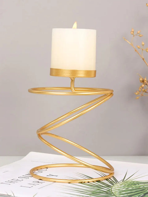 Eleganter Spiral Kerzenhalter – Für ein stilvolles und gemütliches Zuhause
