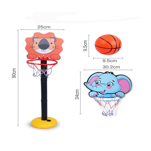 Dinosaurier-Spielzeug Basketballset – Lustiges und Aktives Spielzeug für Kinder von 1 bis 4 Jahren