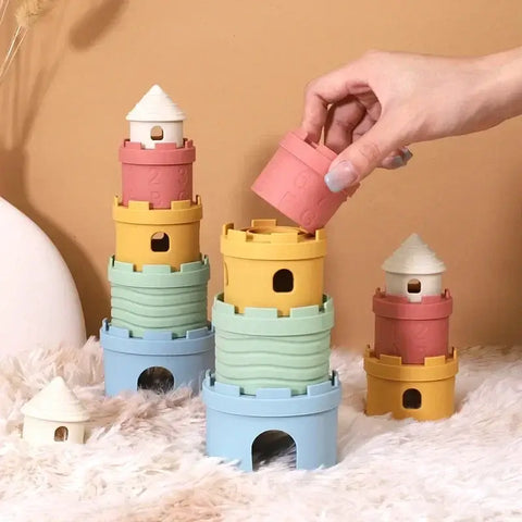 Bunte Kreativitäts-Stapelturm – Für Endlosen Bau-Spaß
