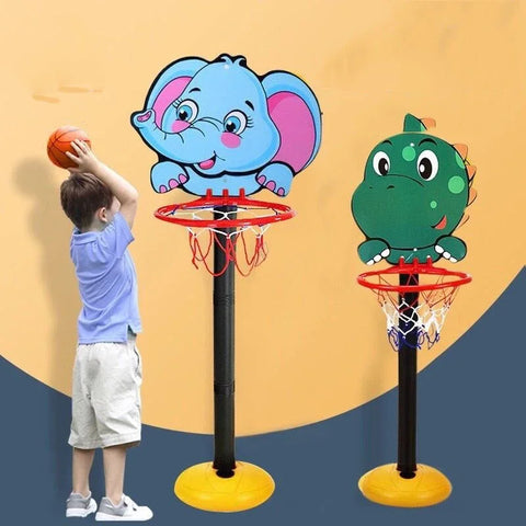 Dinosaurier-Spielzeug Basketballset – Lustiges und Aktives Spielzeug für Kinder von 1 bis 4 Jahren