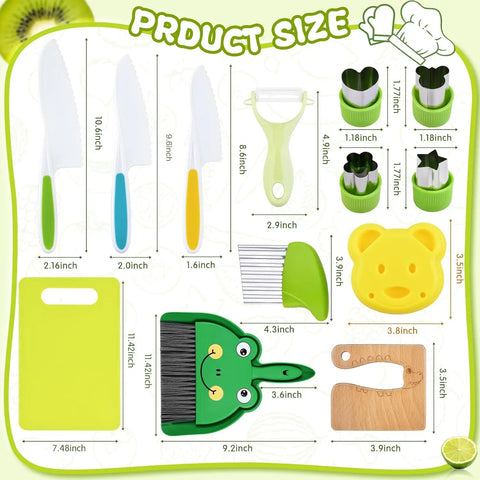 Fröhliches Kinderküchenset - Kreatives Kochen für junge Chefs
