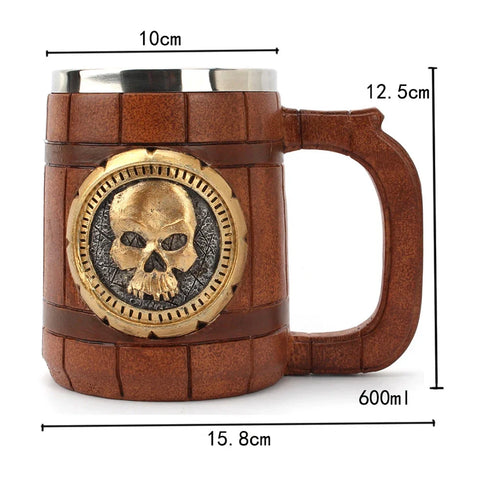 Einzigartiger Mittelalterlicher Becher - Perfekt als Geschenk zum Vatertag