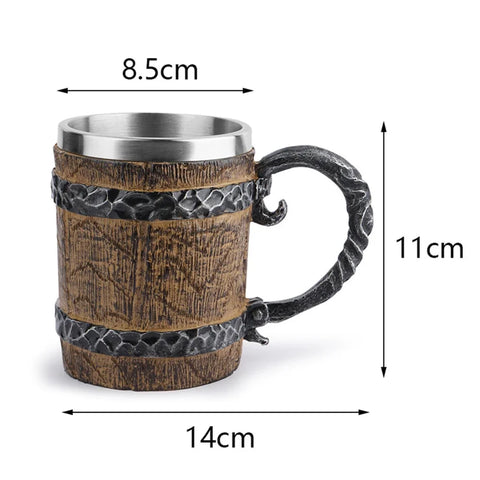 Einzigartiger Mittelalterlicher Becher - Perfekt als Geschenk zum Vatertag