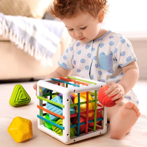 Sensorischer Formenwürfel Spielset – Entwicklung motorischer Fähigkeiten für Babys