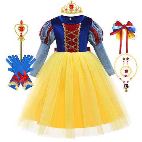 Sophia Verzauberndes Prinzessinnenkleid für Kinder - Magisches Cosplay-Outfit für Feste