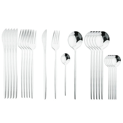 Goldenes Luxus Besteckset - Für eine Elegante Tischdekoration