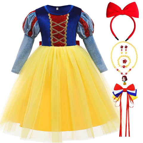 Sophia Verzauberndes Prinzessinnenkleid für Kinder - Magisches Cosplay-Outfit für Feste