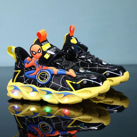 Leuchtende Superhelden Sneakers für Kinder – Stilvoll und Funktional