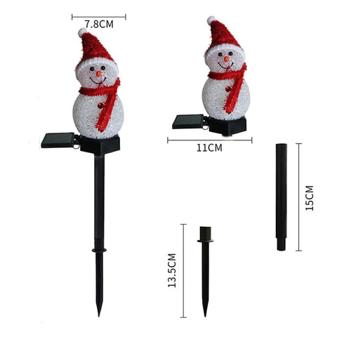 Weihnachts-Schneemann-Lampen - Verzaubernde Beleuchtung für eine festliche Atmosphäre