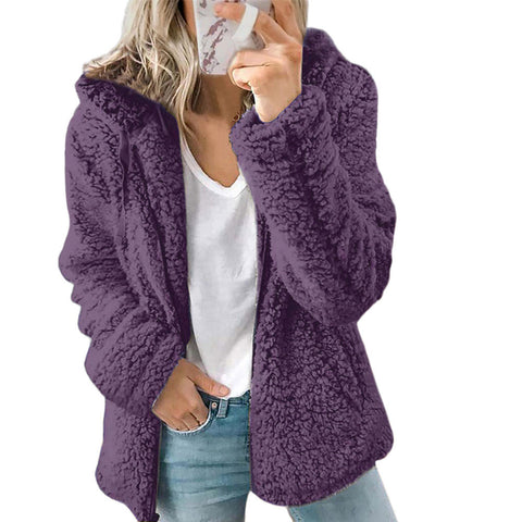 Emma Fluffy Hoodie für Damen - Bequeme Hoodie für kalte Tage