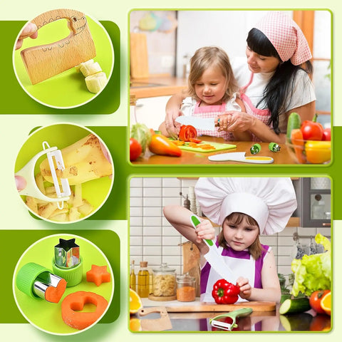 Fröhliches Kinderküchenset - Kreatives Kochen für junge Chefs