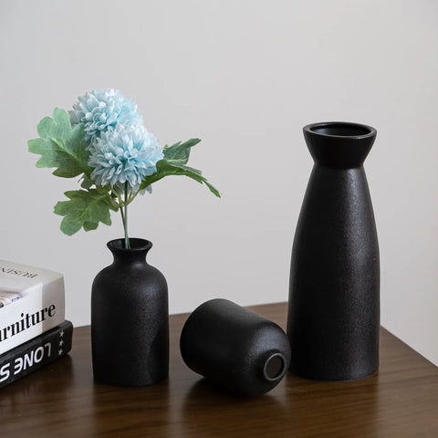 Minimalistische Keramische Vasen Set - Zeitlos und Elegant