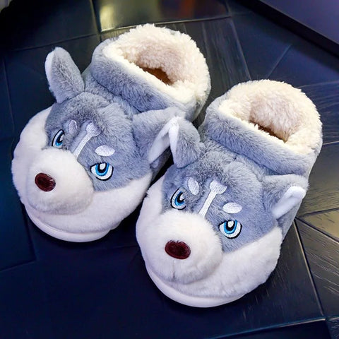 Husky Kuschelschuhe – Für Wärme und Freude zu Hause