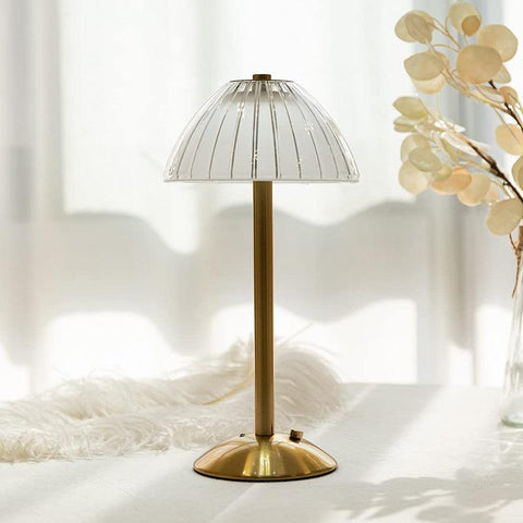 GlimmerTischlampe - Elegante und Drahtlose Beleuchtung