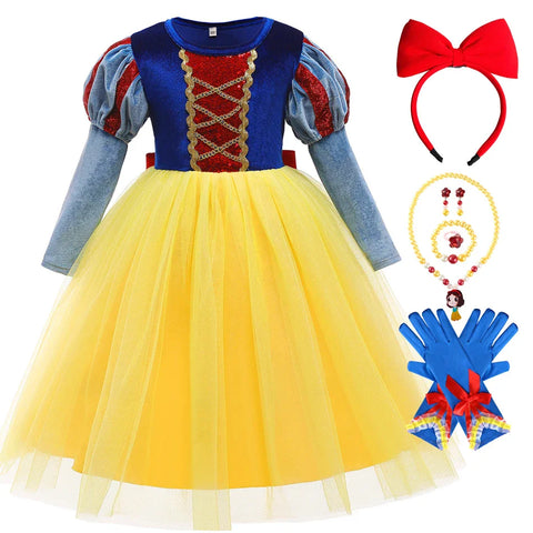 Sophia Verzauberndes Prinzessinnenkleid für Kinder - Magisches Cosplay-Outfit für Feste