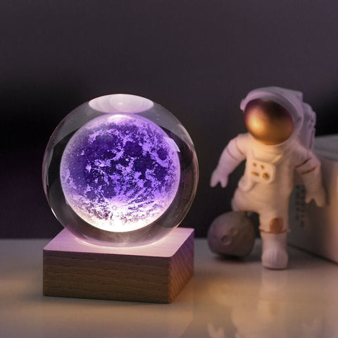 GalaxyGlow - 3D Kristallen Universum Dekorlampe