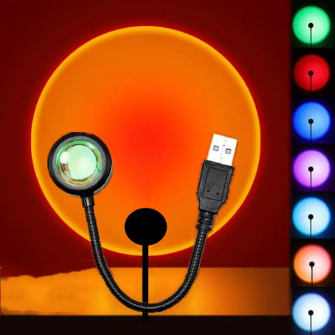 Bunte LED Nachtlampe - Stimmungsvolle Beleuchtung für Zuhause