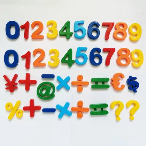 Bildungs-Magnetspiel – Lernen und Spielen mit Bunten Buchstaben und Zahlen