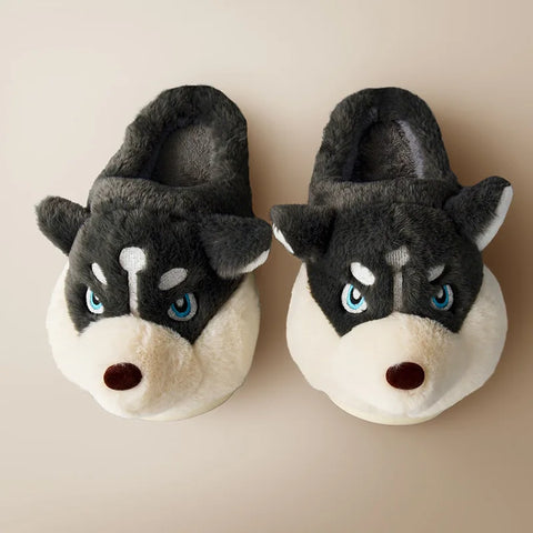 Husky Kuschelschuhe – Für Wärme und Freude zu Hause