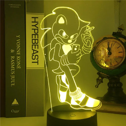 Sonic LED Lampe - Verspielte Beleuchtung für Gamer