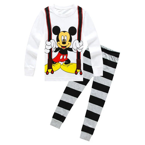 Lotte Prinzessinnen Pyjama Set für Kinder - Minnie Mouse Zweifarbige Pyjama Set