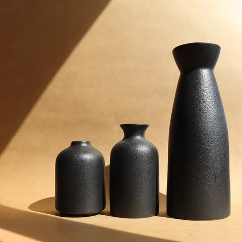 Minimalistische Keramische Vasen Set - Zeitlos und Elegant