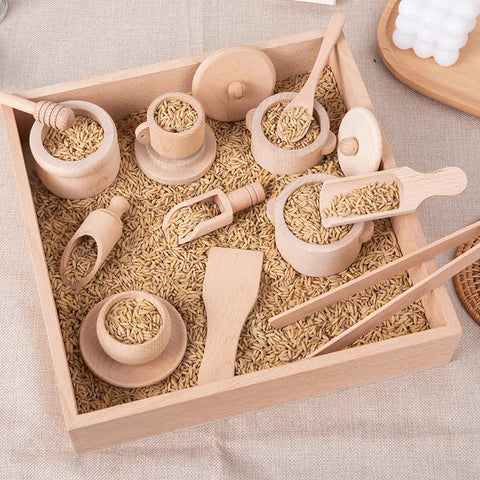 Kookplezier Houten Keukenset – Voor creatief spelen