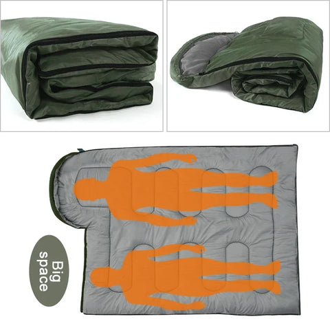 Ultraleichter 4-Jahreszeiten Schlafsack – Warm und Wasserdicht für Outdoor-Abenteuer und Camping