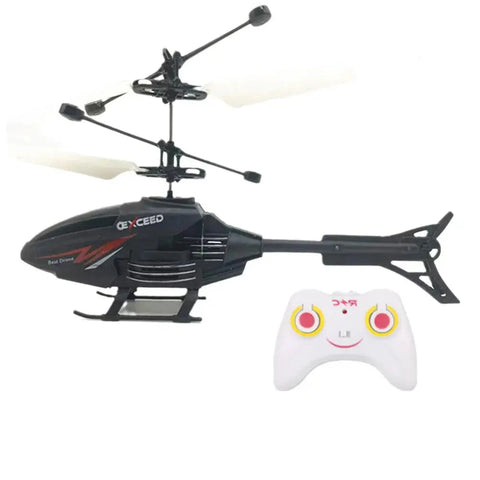 2-Kanal RC Hubschrauber – Fernsteuerbares Spielzeug für Kinder mit Aufladefunktion