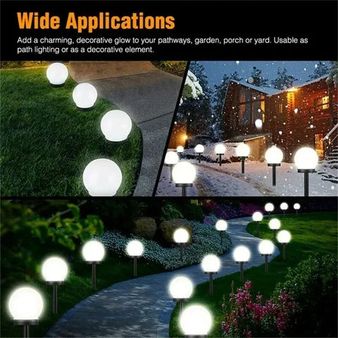 Solarbetriebene LED Gartenlampe - Energiesparend und Wetterfest für Außenbeleuchtung
