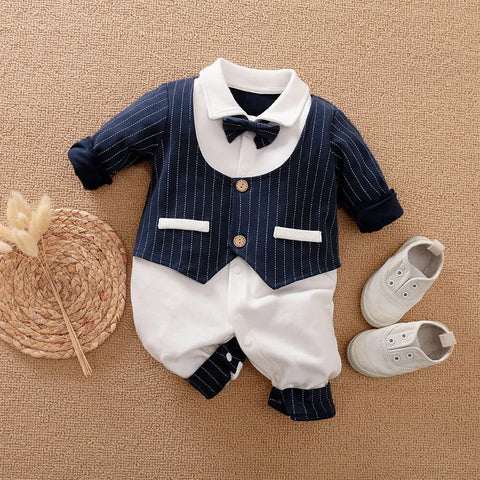 Schickes Baby Tuxedo Outfit - Perfekt Für Feste