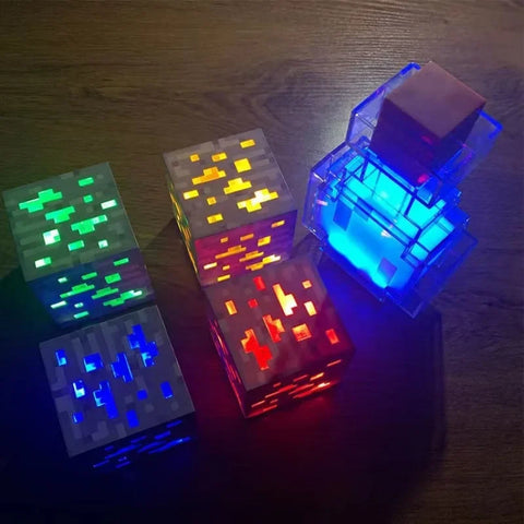 Verspielte LED Blocklampen - Kreative Beleuchtung für Gamer