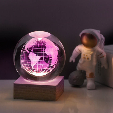 GalaxyGlow - 3D Kristallen Universum Dekorlampe